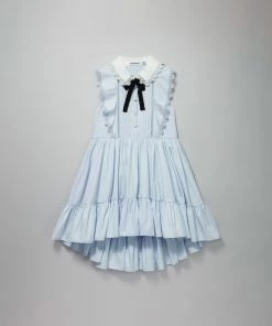 Self-portrait Blue Cotton Dress