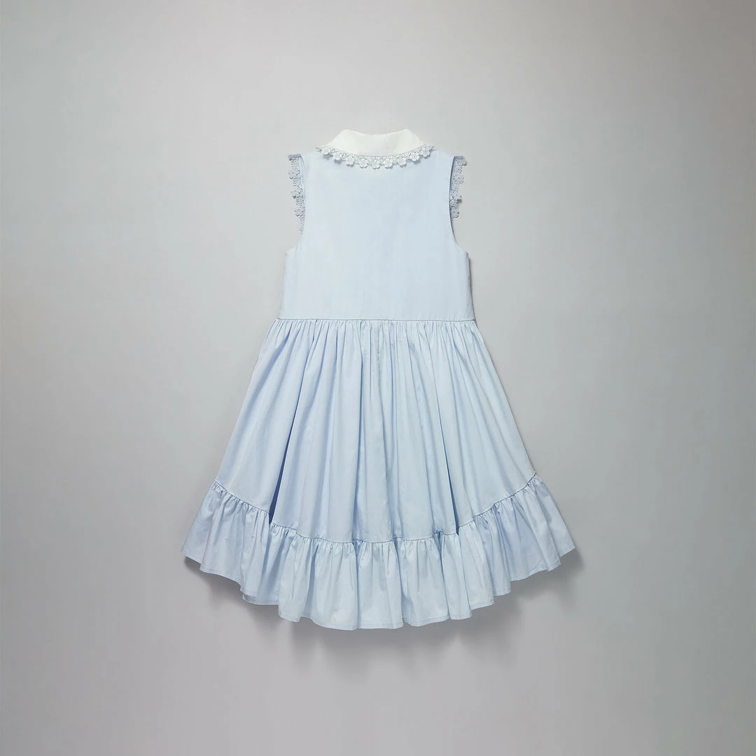 Self-portrait Blue Cotton Dress