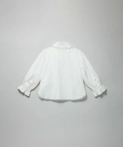 Self-portrait KIDS Embroidered Ruffle Shirt