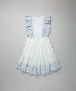 Self-portrait KIDS Embroidered Cotton Dress