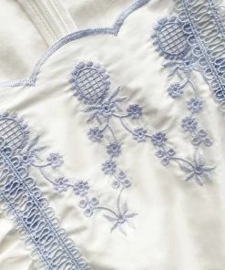 Self-portrait KIDS Embroidered Cotton Dress