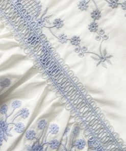 Self-portrait KIDS Embroidered Cotton Dress