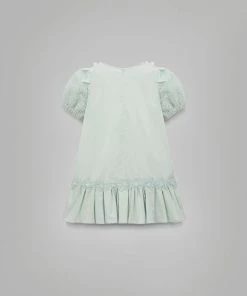 Self-portrait Bib Detail Cotton Dress