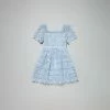 Self-portrait Blue Guipure Lace Dress