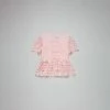 Self-portrait Pink Guipure Lace Top KIDS