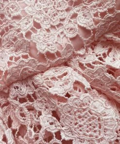 Self-portrait Pink Guipure Lace Top KIDS