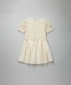 Self-portrait Ivory Guipure Lace Dress