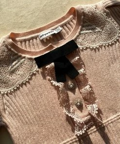 Self-portrait Pink Knit Dress KIDS