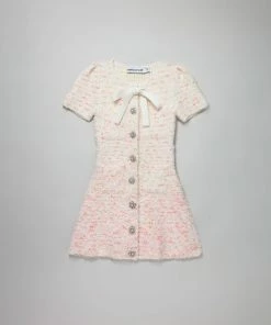 Self-portrait Pink Ombre Knit Dress