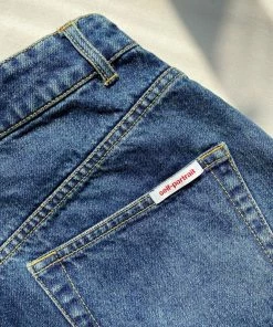 Self-portrait Blue High Waisted Denim Short