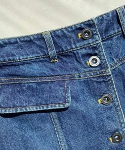 Self-portrait READY TO WEAR Blue Denim Mini Skirt