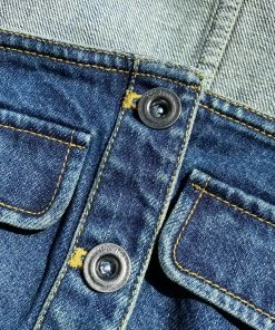 Self-portrait Blue Denim Top READY TO WEAR