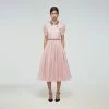 Self-portrait Diamante Collar Cotton Dress READY TO WEAR