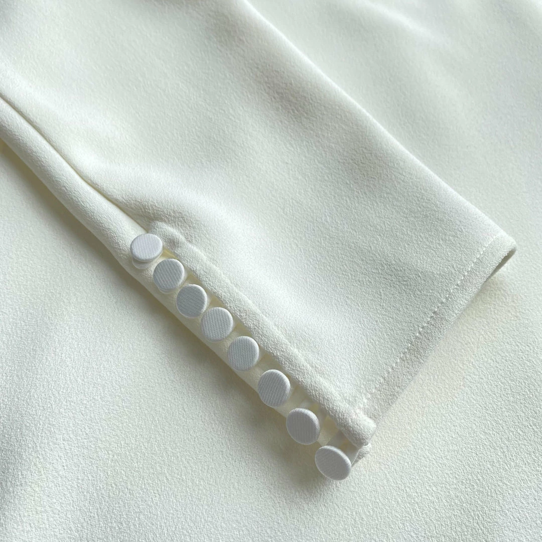 Self-portrait White Crepe Diamante Mini Dress