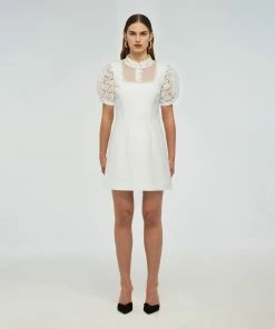 Self-portrait Sequin Crepe Mini Dress READY TO WEAR