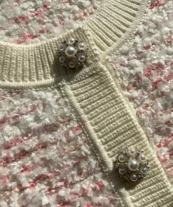 Self-portrait Textured Knit Cardigan