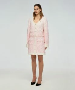 Self-portrait Textured Knit Skirt READY TO WEAR