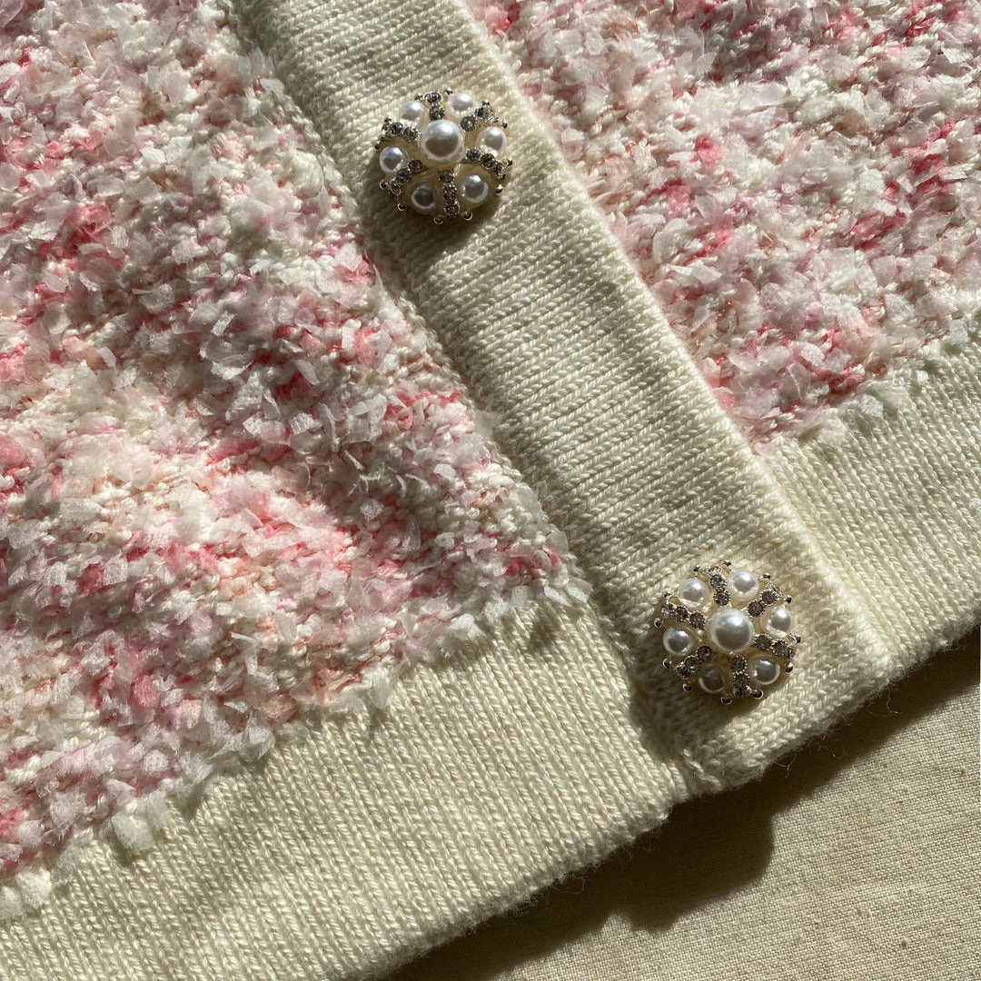 Self-portrait Textured Knit Skirt READY TO WEAR