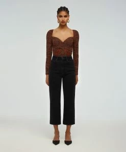 Self-portrait Lace Applique Knit Top READY TO WEAR