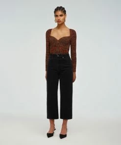 Self-portrait Lace Applique Knit Top READY TO WEAR