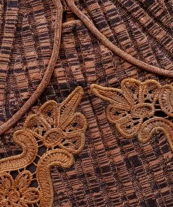 Self-portrait Lace Applique Knit Top READY TO WEAR