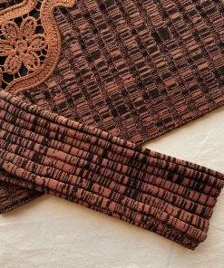 Self-portrait Lace Applique Knit Top READY TO WEAR