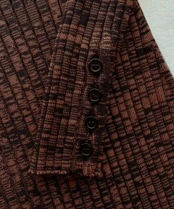 Self-portrait Crossover Knit Midi Dress