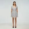 Self-portrait Cluster Sequin Mini Dress