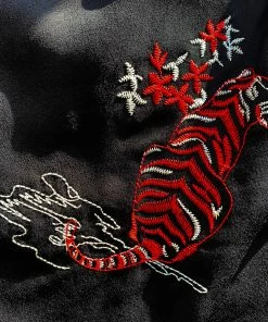 Self-portrait Embroidered Crepe Trouser