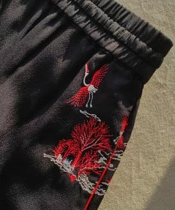 Self-portrait Embroidered Crepe Short