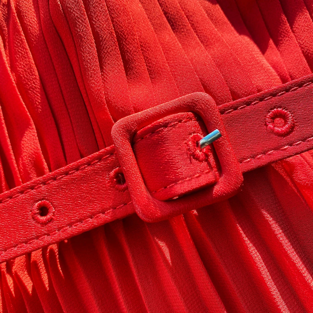 Self-portrait READY TO WEAR Red Chiffon Mini Dress