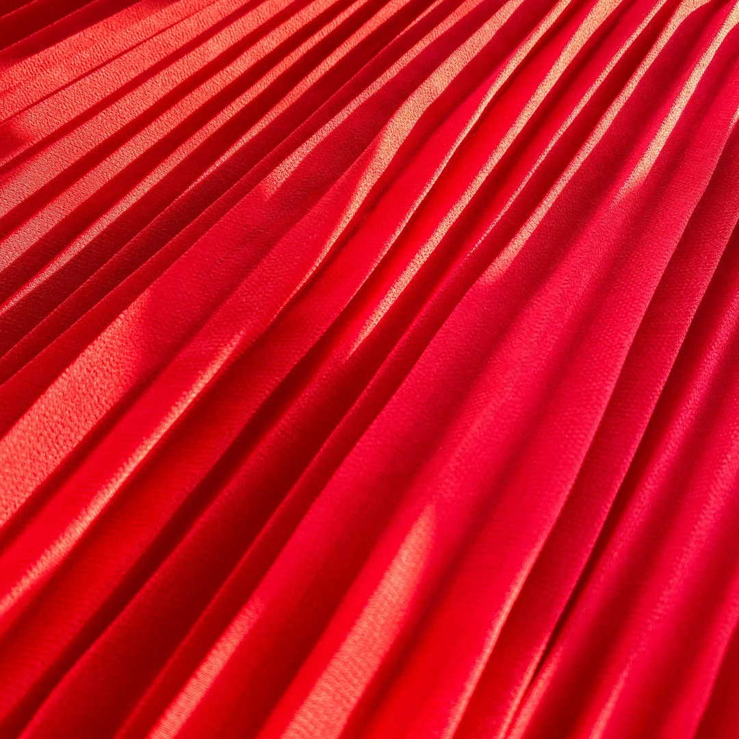 Self-portrait READY TO WEAR Red Chiffon Mini Dress