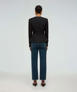 Self-portrait Metallic Boucle Tailored Jacket READY TO WEAR