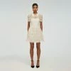 Self-portrait Ivory Guipure Mini Dress READY TO WEAR