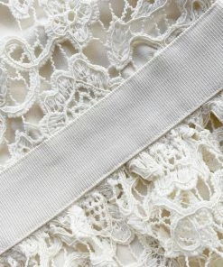 Self-portrait Ivory Guipure Mini Dress READY TO WEAR