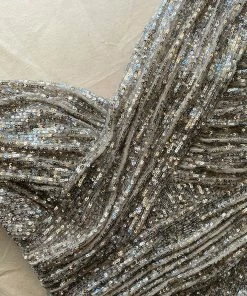 Self-portrait Sequin Off-Shoulder Wrap Midi Dress