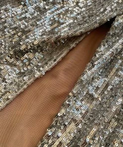 Self-portrait Sequin Off-Shoulder Wrap Midi Dress