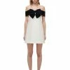Self-portrait READY TO WEAR Off Shoulder Bow Dress