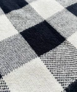 Self-portrait Monochrome Check Knit Mini Skirt READY TO WEAR