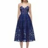Self-portrait Azaelea Dress Cobalt READY TO WEAR