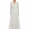 Self-portrait Ribbon Lace Maxi Dress READY TO WEAR