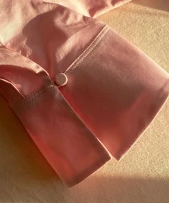 Self-portrait Pink Organic Cotton Cut Out Mini Dress