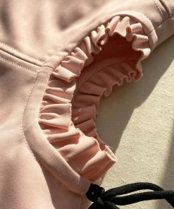 Self-portrait Pink Bonded Crepe Cut Out Mini Dress READY TO WEAR