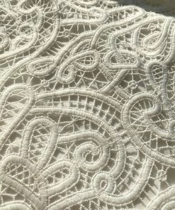 Self-portrait READY TO WEAR White Organic Cotton Cut Out Midi Dress