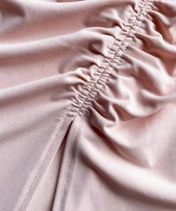 Self-portrait Pink Jersey Gathered Cut Out Midi Dress