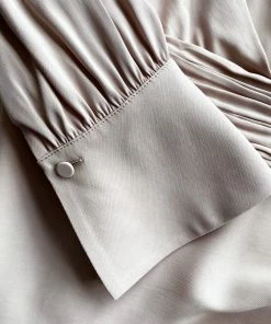 Self-portrait Taupe Wrap Mini Dress READY TO WEAR