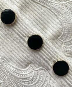 Self-portrait White Inserted Lace Ribbed Knit Cardigan READY TO WEAR