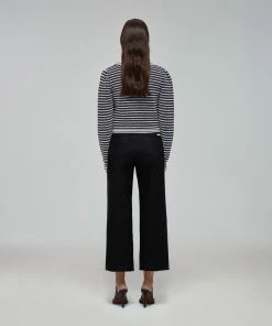 Self-portrait Navy Rope Knit Cardigan