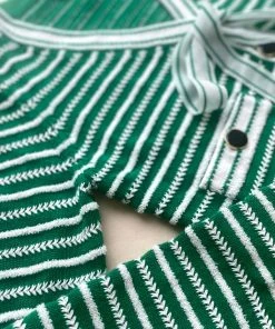 Self-portrait Green Rope Knit Cardigan