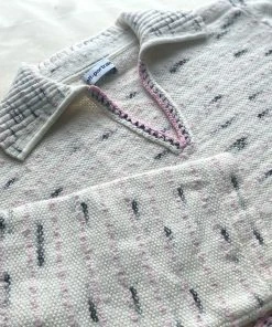 Self-portrait Ivory Contrast Yarn Knit Jumper READY TO WEAR